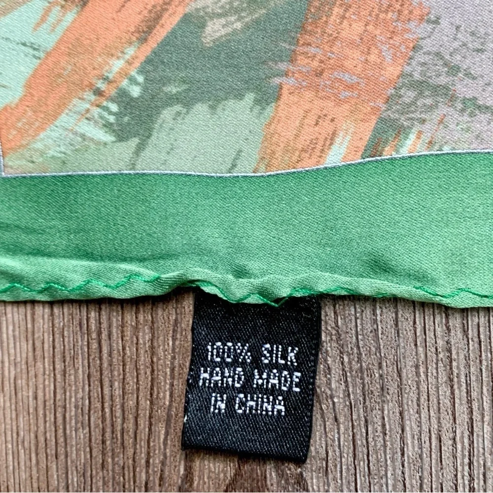 pocket square silk scarfs Of 6